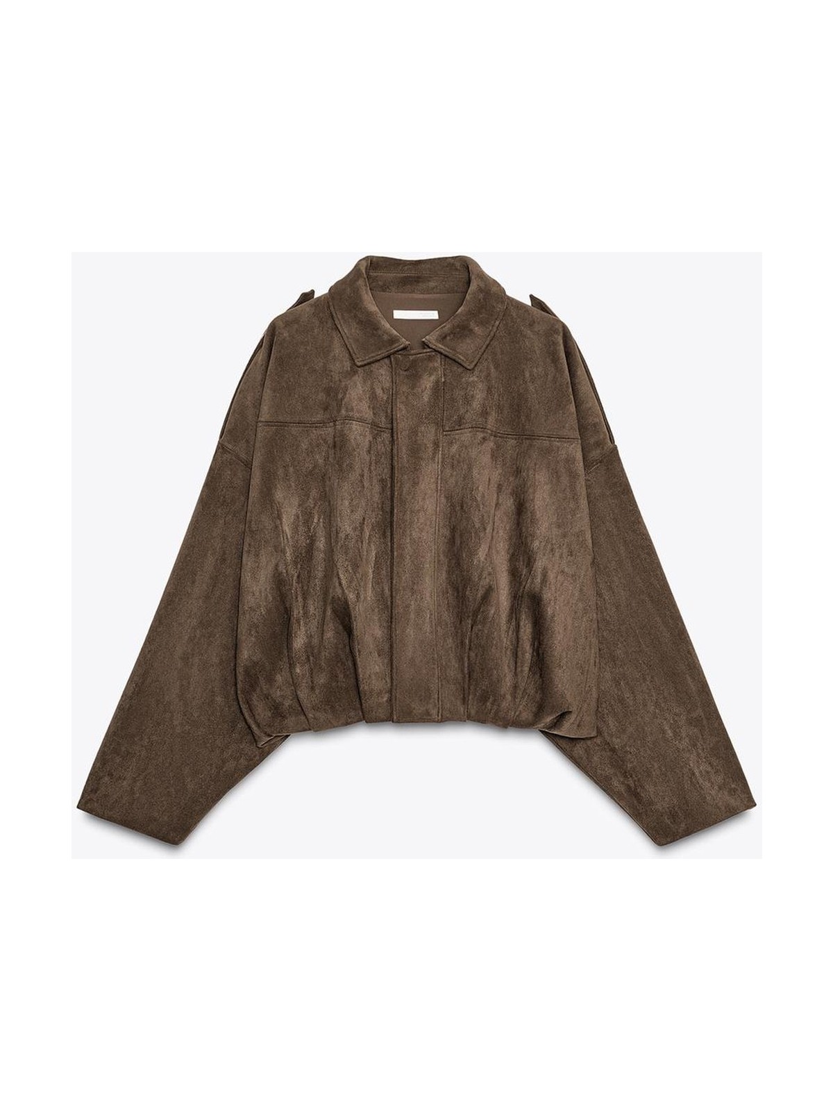 Famoda Süet Apoletli Bomber Ceket