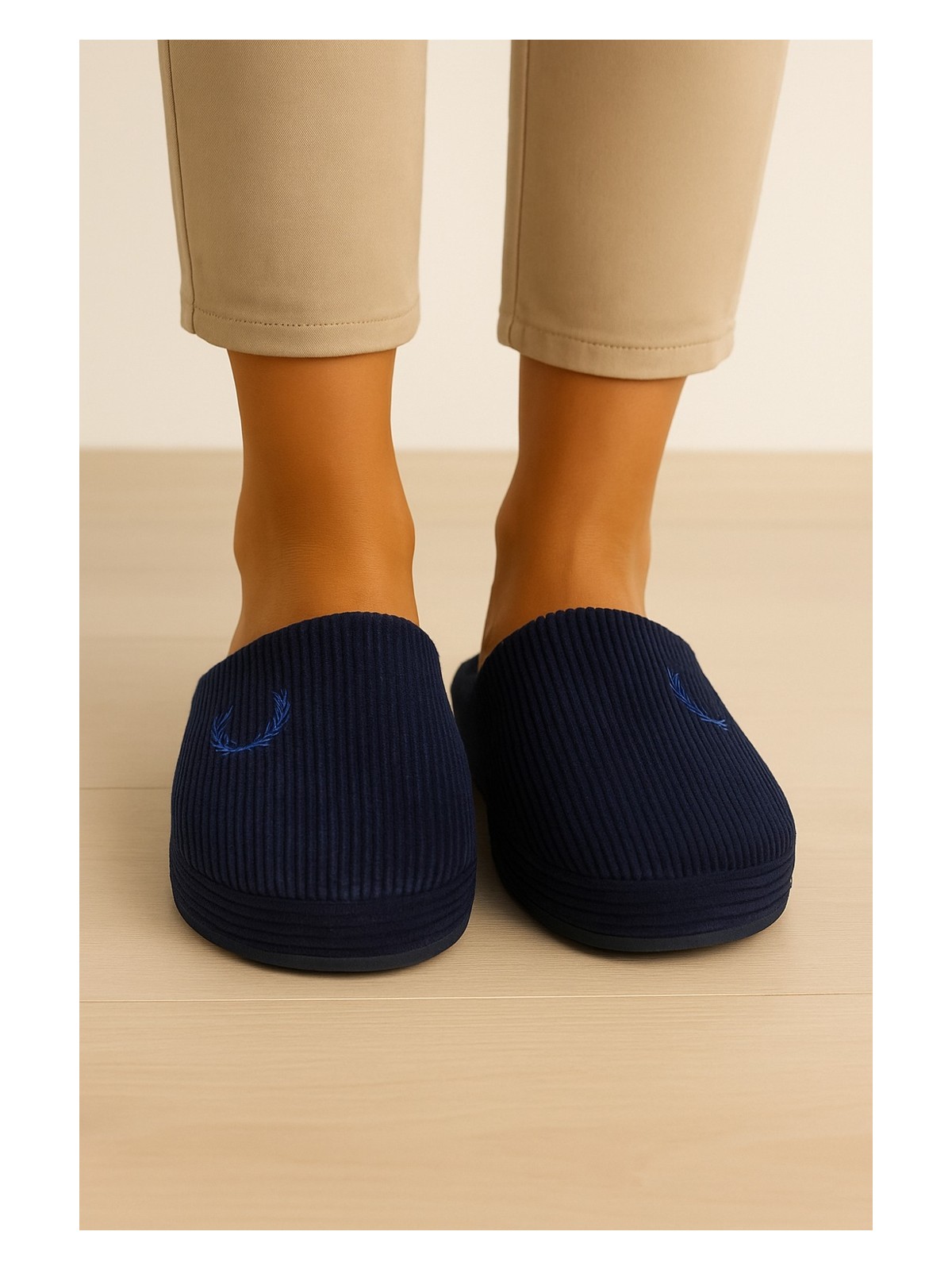 Adımist Erkek Kışlık Yumuşak Kadife Içi Fitilli Gondol Kürklü Ev Terliği ( 1 Beden Büyük Tercih Ediniz. ) - Görsel 5