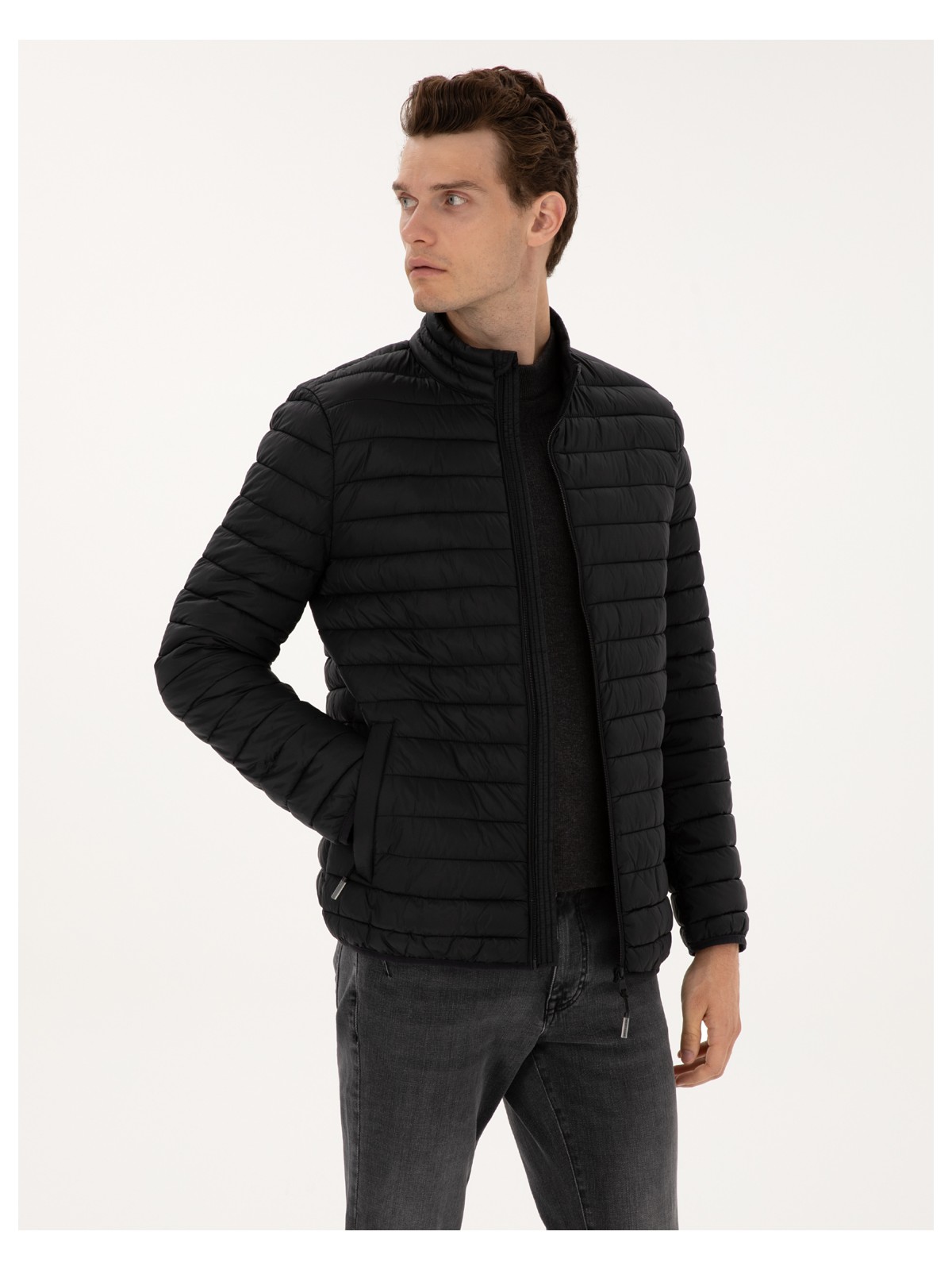 Pierre Cardin Erkek Siyah Mont 50313921-VR046