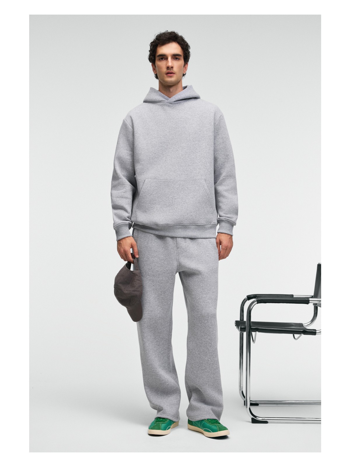 Grimelange BENSON Erkek Kordonlu Lastikli Bel Relaxed Fit Siyah Eşofman Altı - Görsel 6