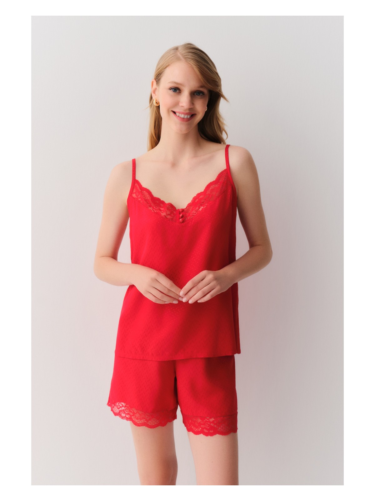 Suwen Amour Atlet Şort Pijama Takımı