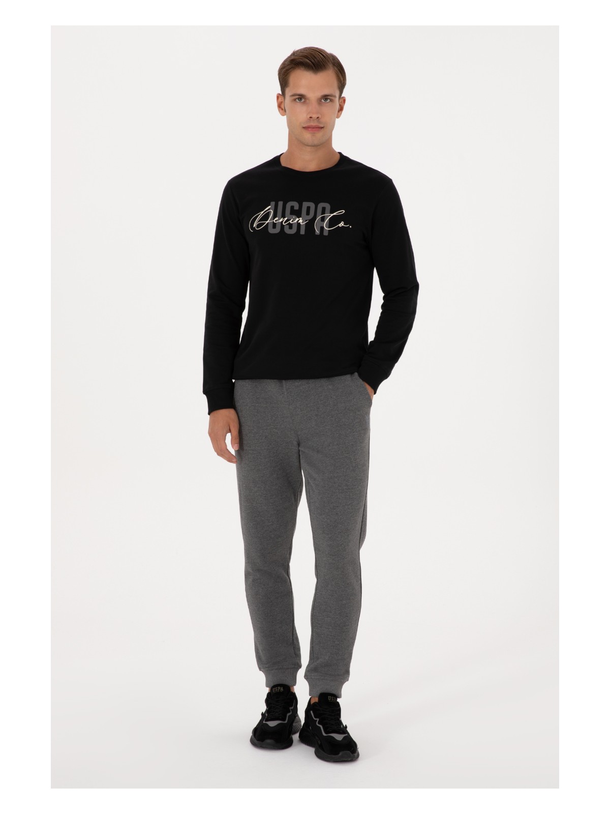 U.S. Polo Assn. U.s. Polo Assn. Erkek Koyu Yeşil Eşofman Altı 50313765-VR079 - Görsel 7