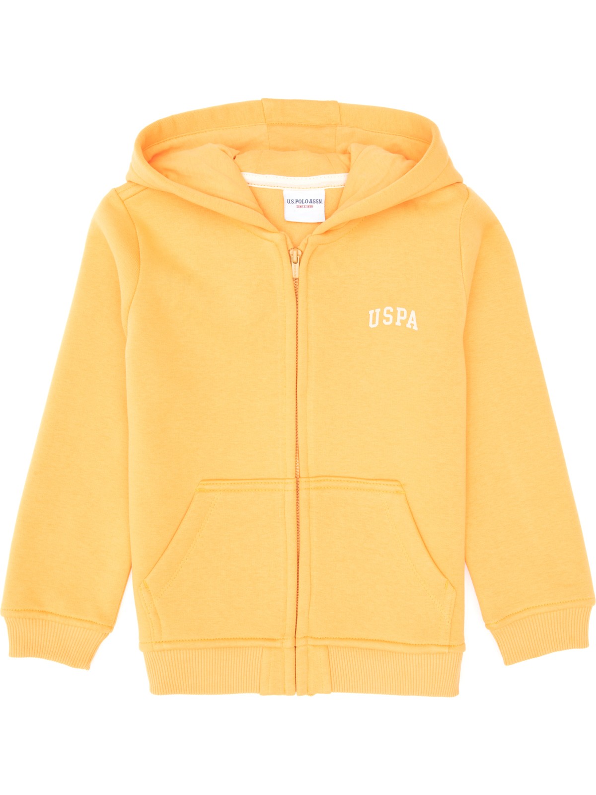 U.S. Polo Assn. Erkek Çocuk Haki Fermuarlı Kapüşonlu Sweatshirt 50313852-VR027 - Görsel 5