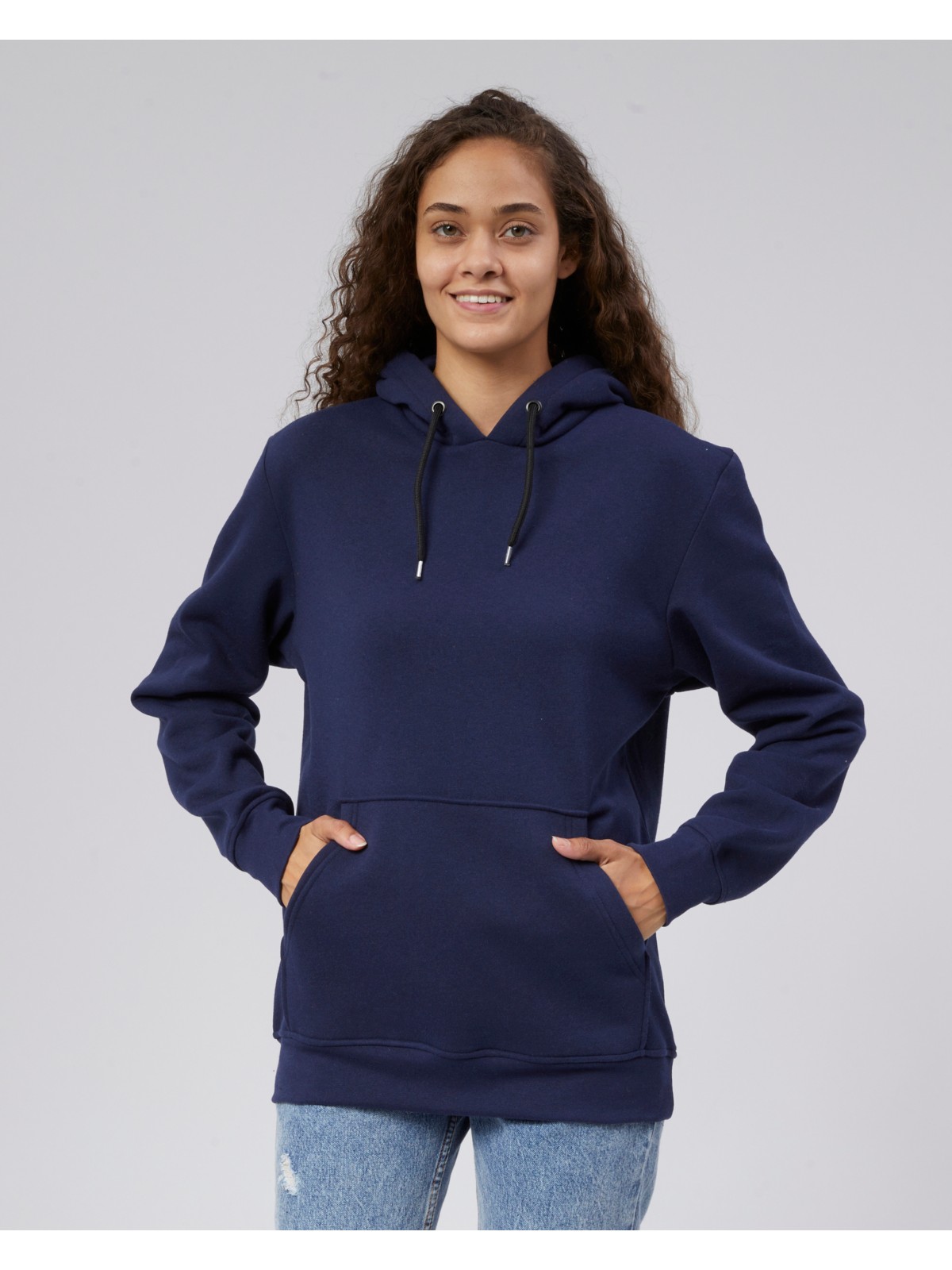 Moon Cover Mooncover Kadın Kapşonlu Kanguru Cepli Sweatshirt – Bordo - Görsel 5