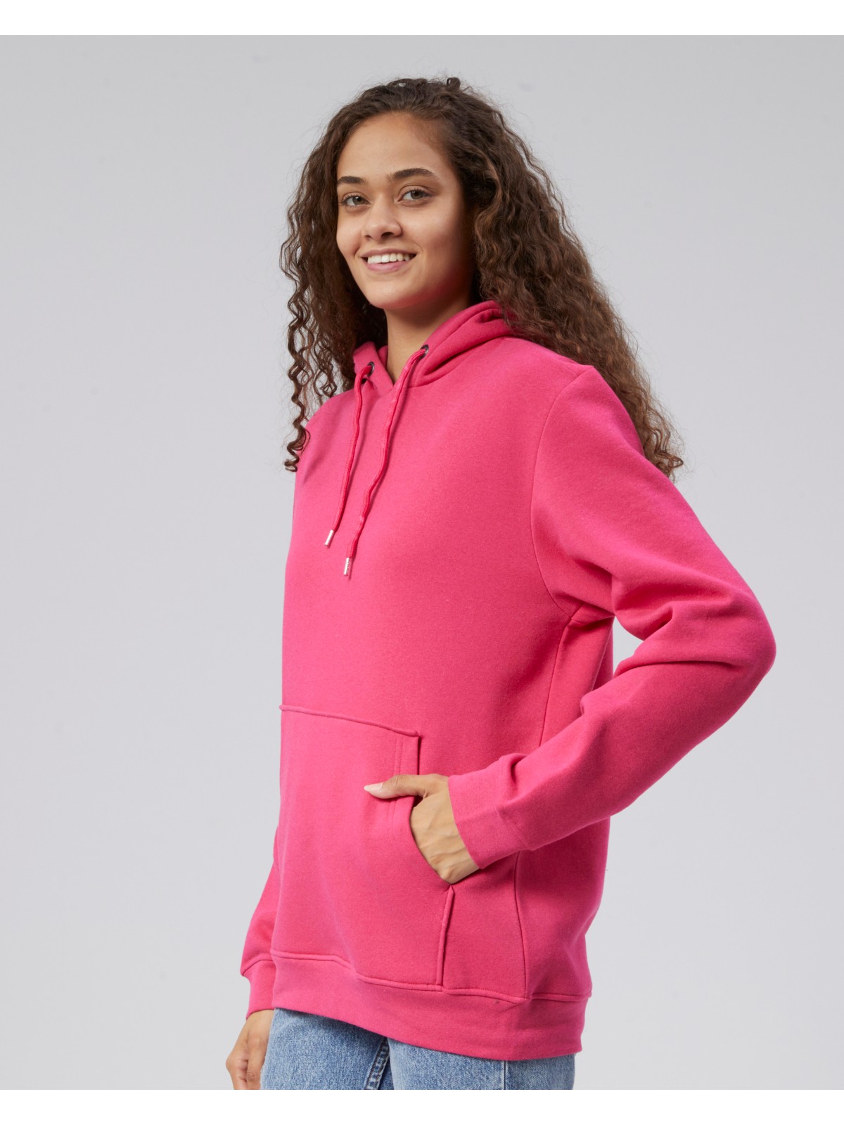 Moon Cover Mooncover Kadın Kapşonlu Kanguru Cepli Sweatshirt – Bordo