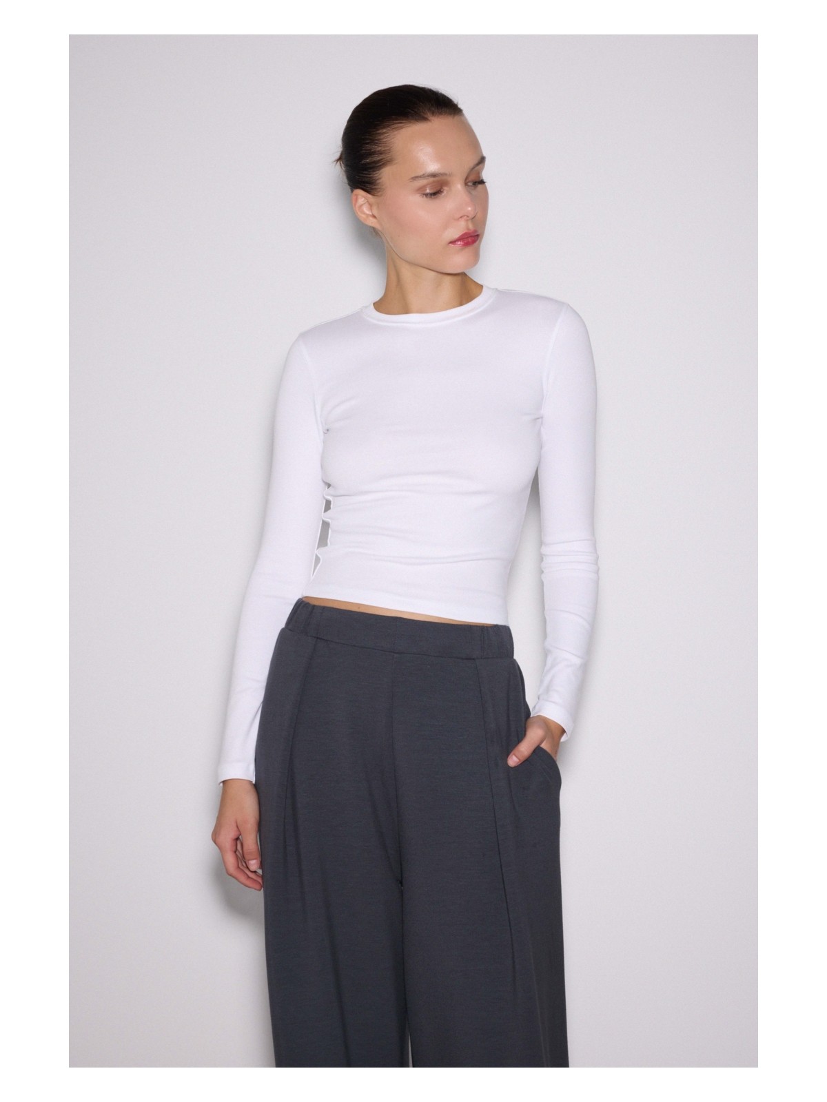 Babokah x Ngulincetin Bisiklet Yaka Uzun Kol Üst - Görsel 6