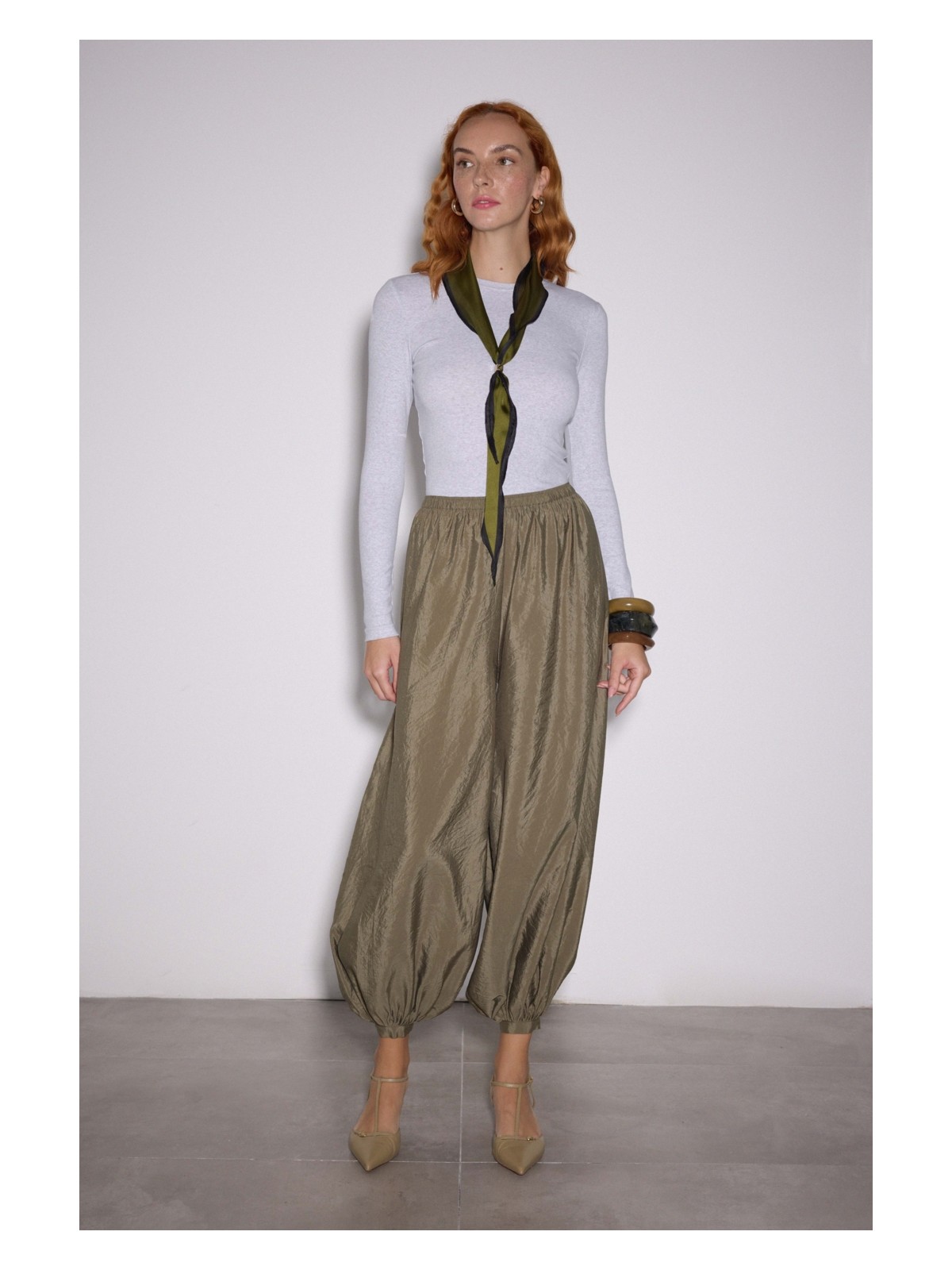 Babokah x Ngulincetin Bisiklet Yaka Uzun Kol Üst - Görsel 5