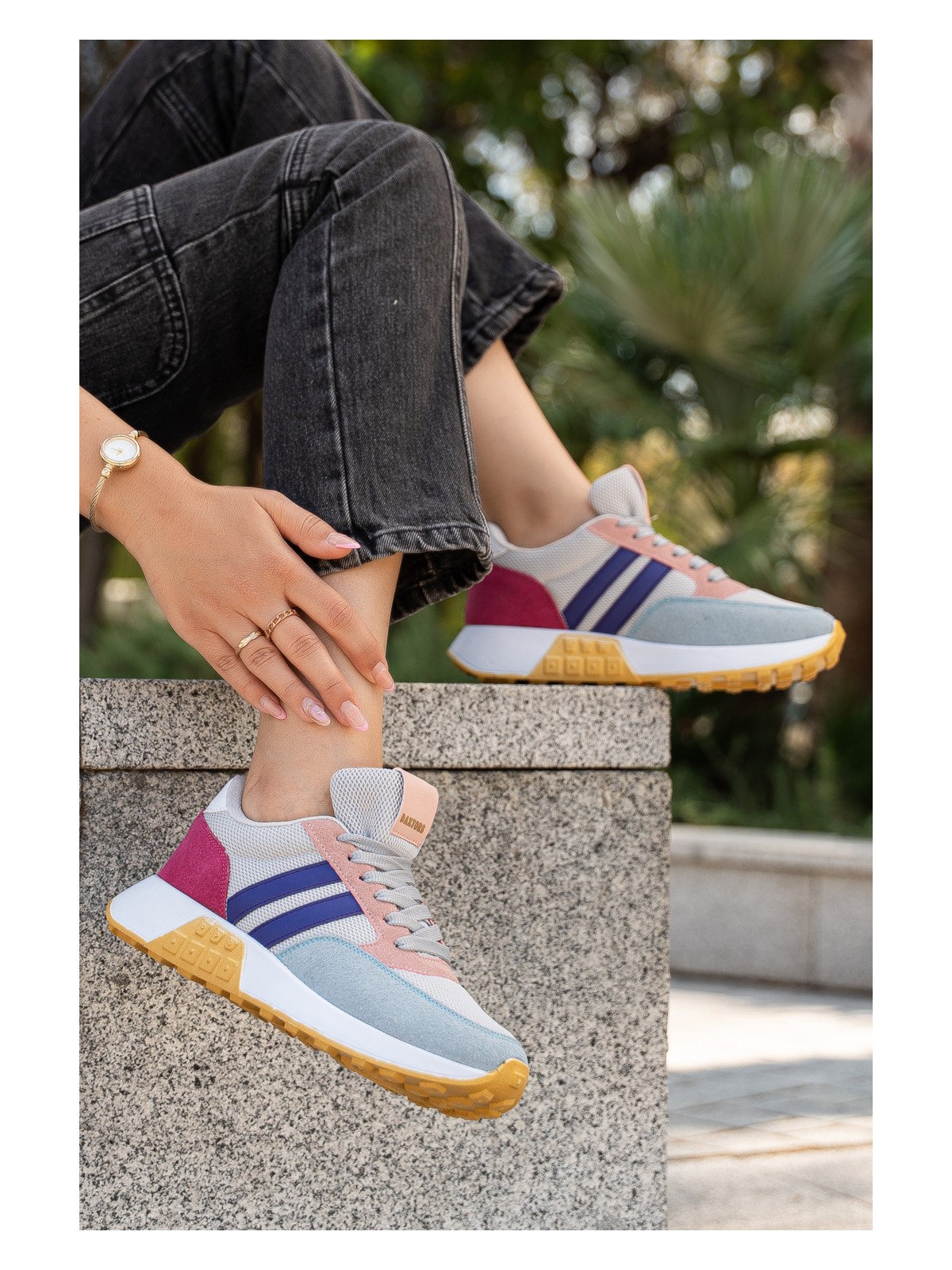 Daxtors Lolita Günlük Ortopedik Kadın Sneaker Spor Ayakkabı