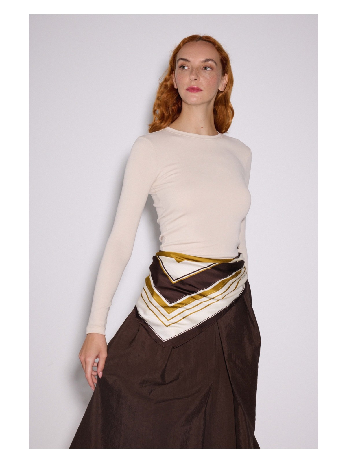 Babokah x Ngulincetin Bisiklet Yaka Uzun Kol Üst - Görsel 7