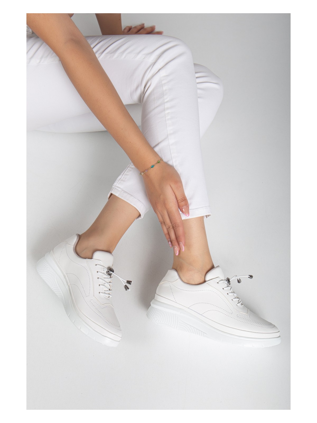 Daxtors D12221 Günlük Ortopedik Kadın Sneaker Spor Ayakkabı - Görsel 3