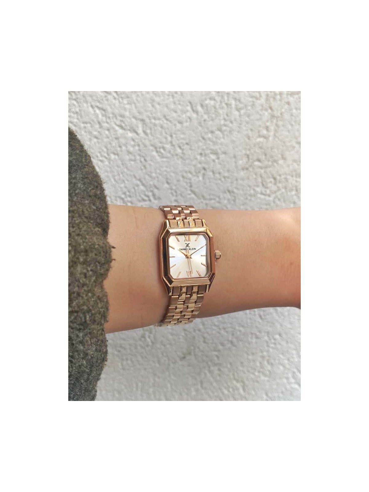 Daniel Klein DKE.1.10921 Kare Kadran 3 Atm Suya Dayanıklı Kadın Kol Saati - Görsel 4
