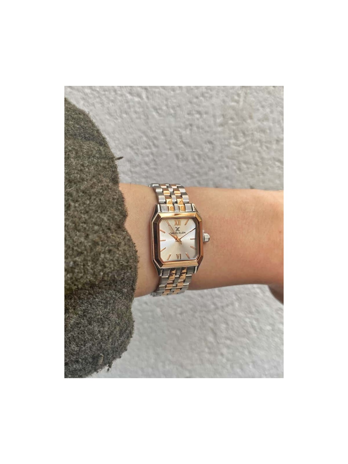Daniel Klein DKE.1.10921 Kare Kadran 3 Atm Suya Dayanıklı Kadın Kol Saati - Görsel 5