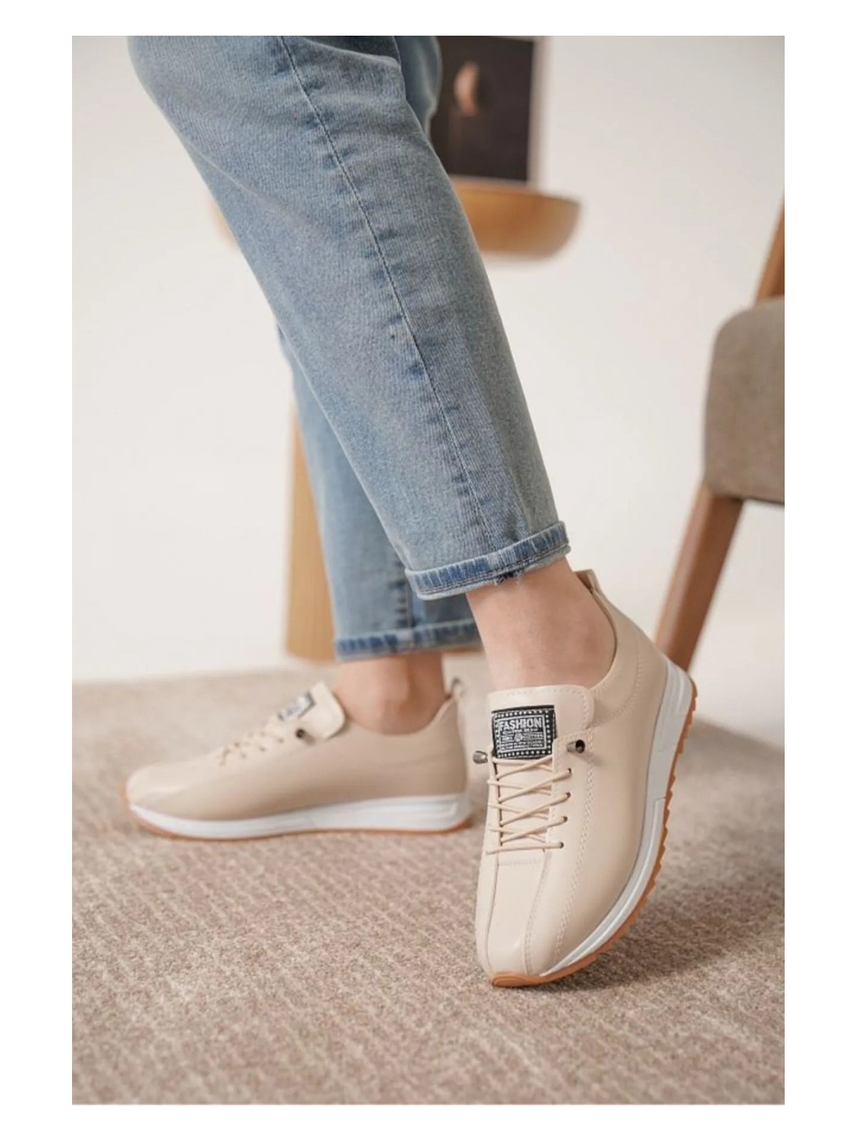 Asl Shoes Store Ortopedik Günlük Kadın Kaydırmaz Rahat Hafif Günlük Casual Ayakkabısı