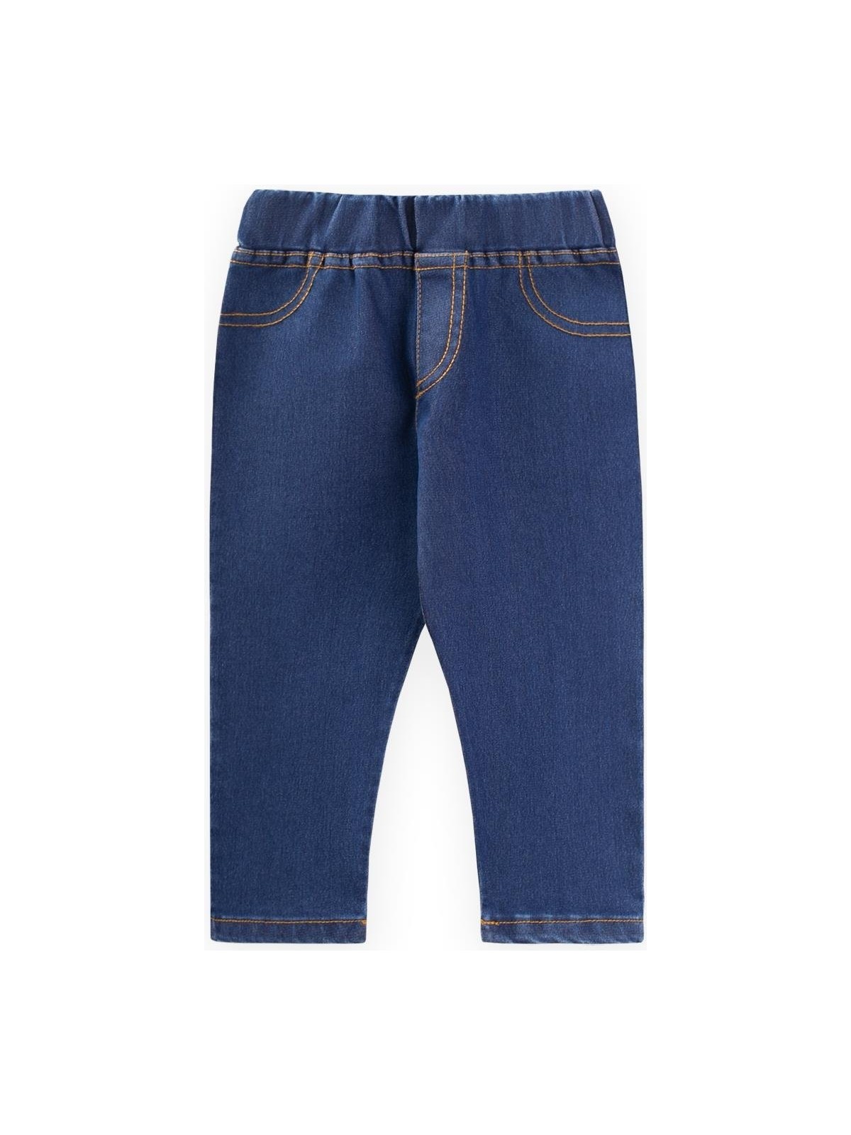 Cigit Sahte Cepli Tayt Pantolon 1-7 Yaş Mavi