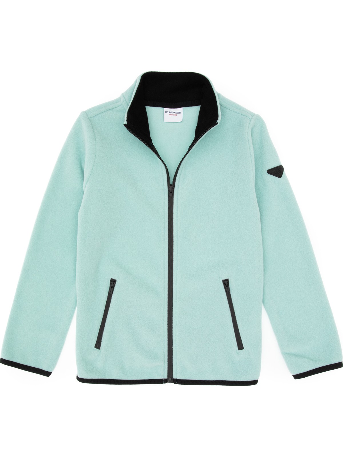 U.S. Polo Assn. Erkek Çocuk Gri Fermuarlı Sweatshirt 50313853-VR024 - Görsel 5