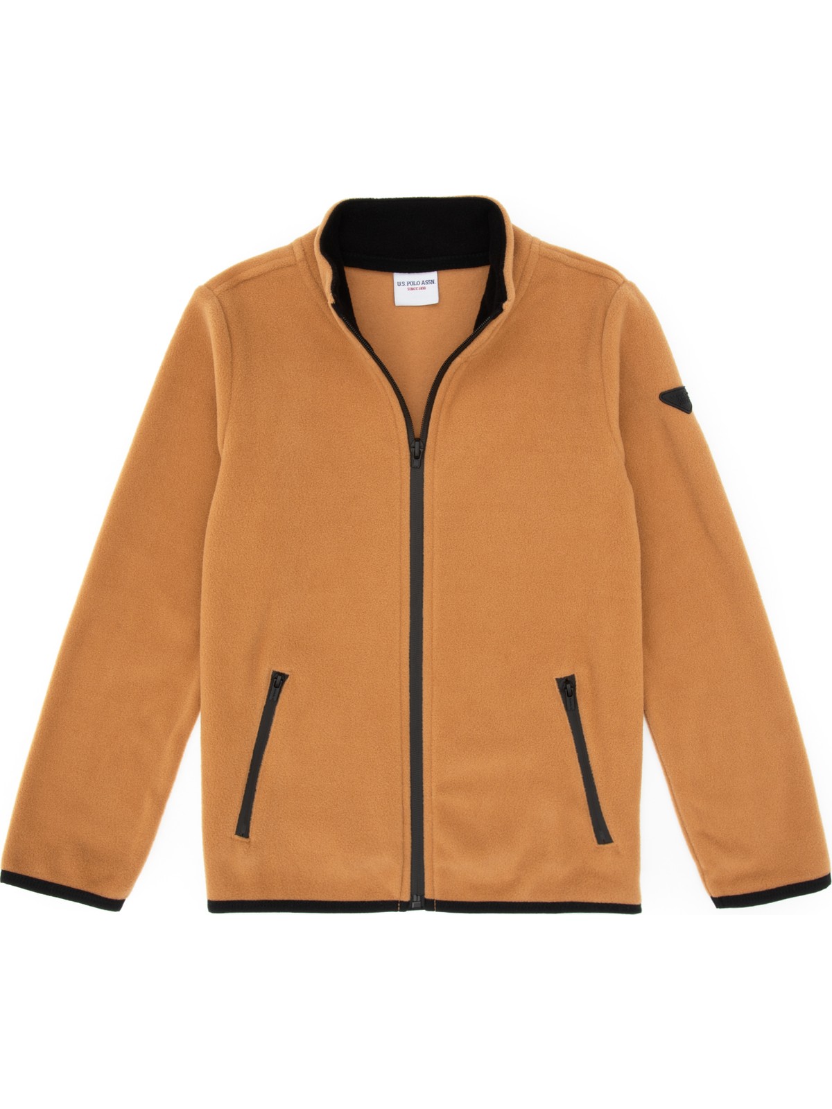 U.S. Polo Assn. Erkek Çocuk Gri Fermuarlı Sweatshirt 50313853-VR024 - Görsel 4