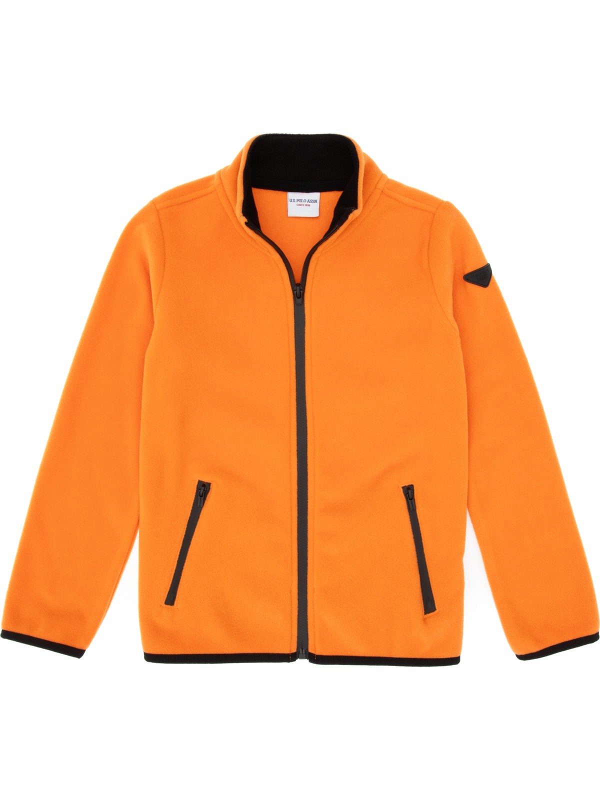 U.S. Polo Assn. Erkek Çocuk Gri Fermuarlı Sweatshirt 50313853-VR024 - Görsel 3