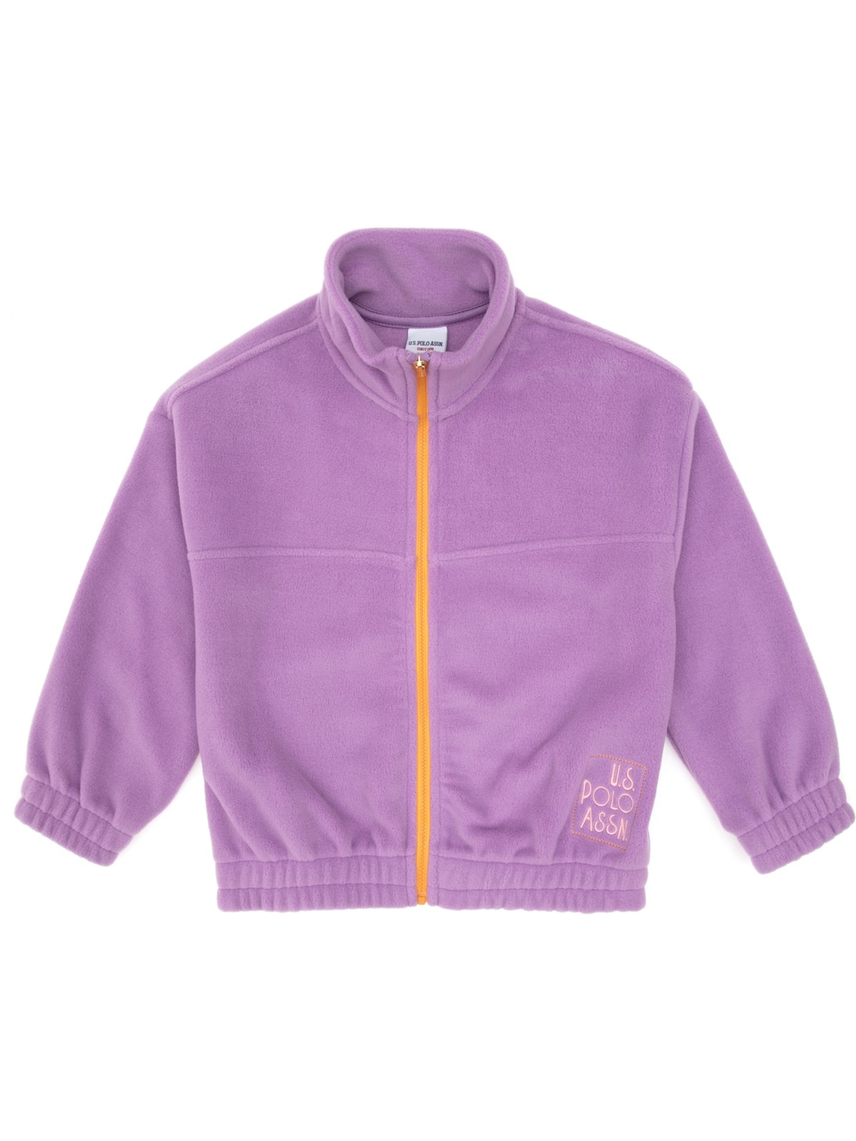 U.S. Polo Assn. Kız Çocuk Lila Fermuarlı Polar Sweatshirt 50318001-VR034