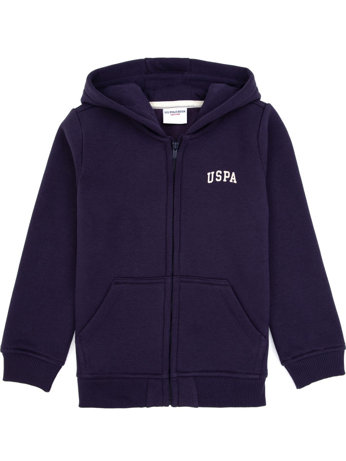 U.S. Polo Assn. Erkek Çocuk Haki Fermuarlı Kapüşonlu Sweatshirt 50313852-VR027 - Görsel 3