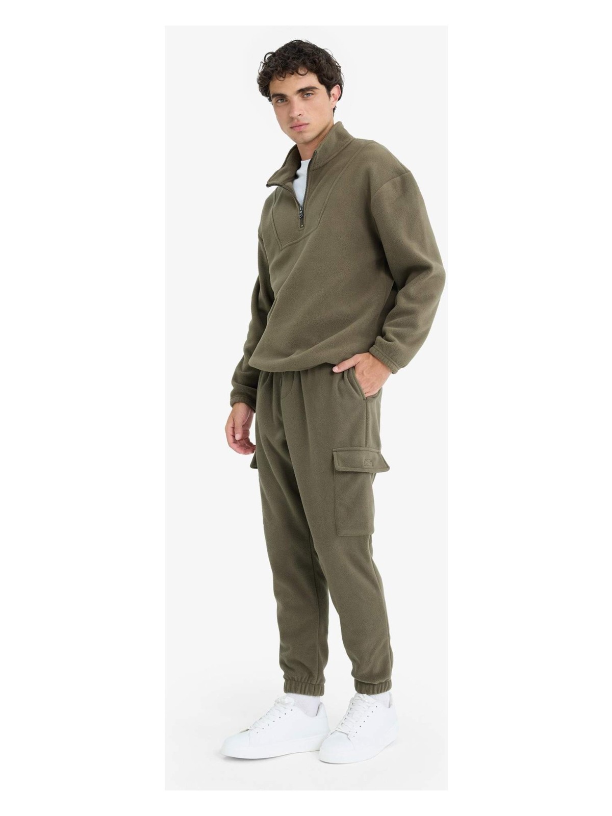 DeFacto Kargo Cepli Polar Eşofman Altı F1737AX25WN