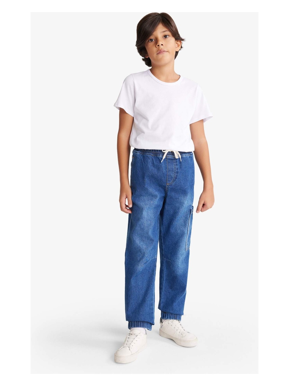 DeFacto Jogger Fit Jean Pantolon Erkek Çocuk G3022A825AU