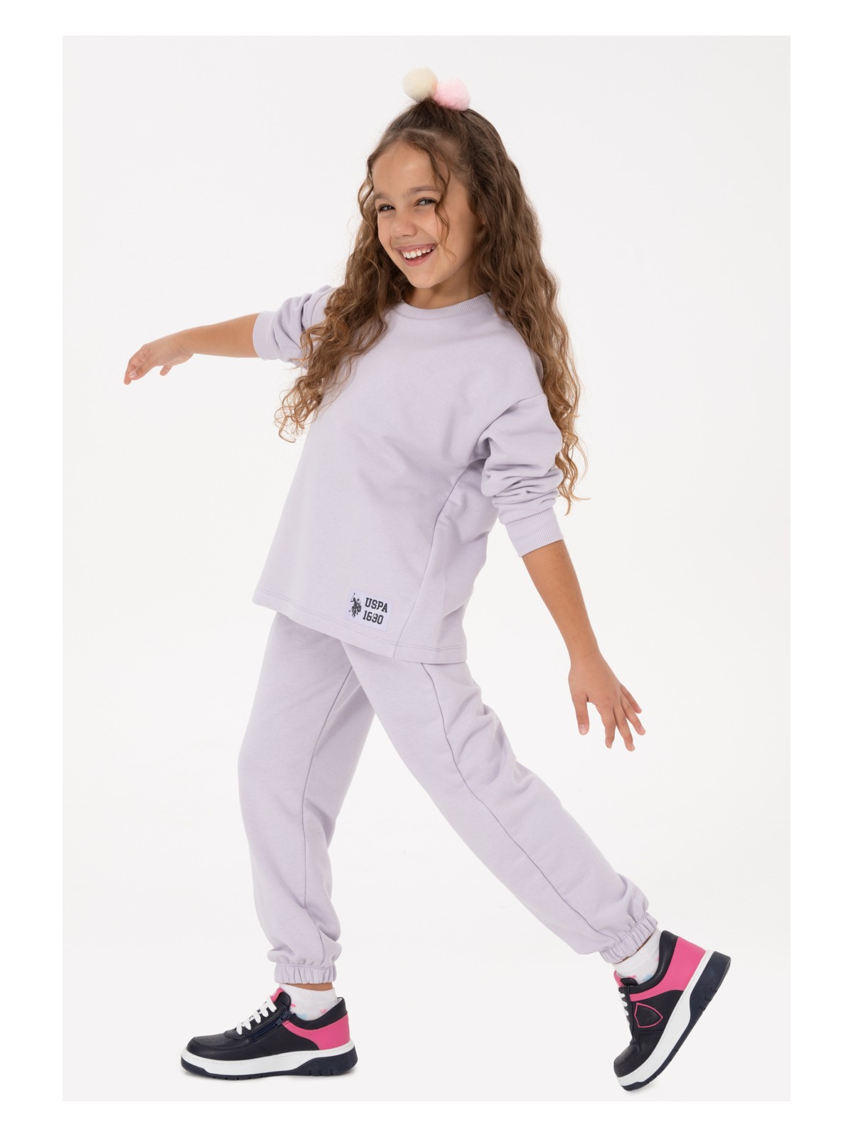 U.S. Polo Assn. Kız Çocuk Lila Eşofman Takımı 50318928-VR034
