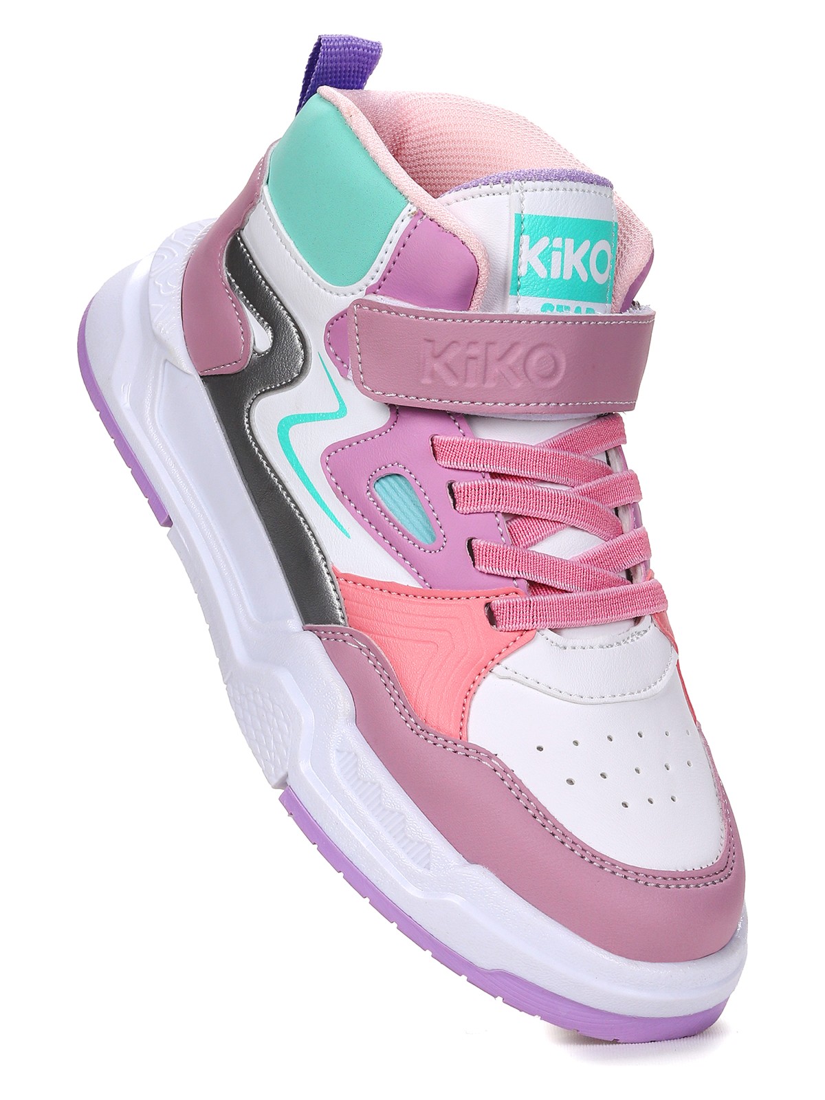 Kiko Kids Hayka-3 Cırtlı Kız Çocuk Spor Ayakkabı - Görsel 4