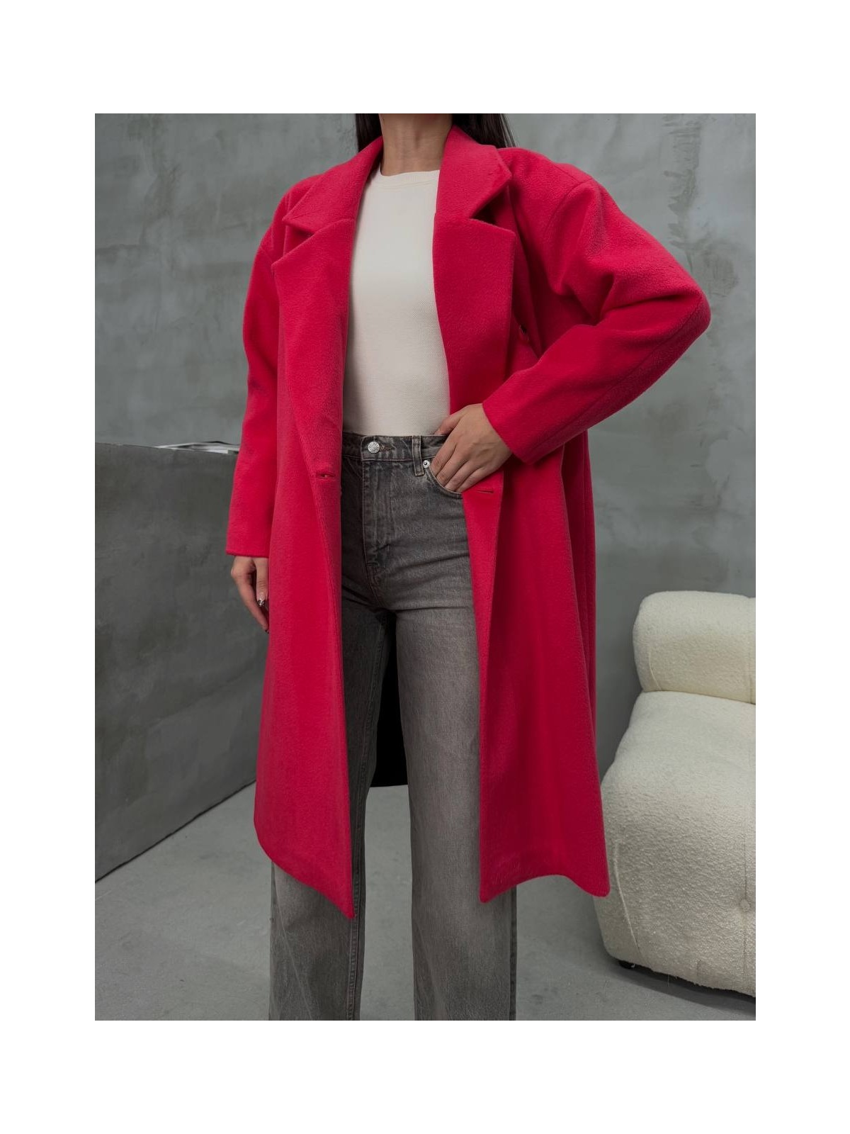 Faf Tekstil Pure Elegance Uzun Kaban - Görsel 3
