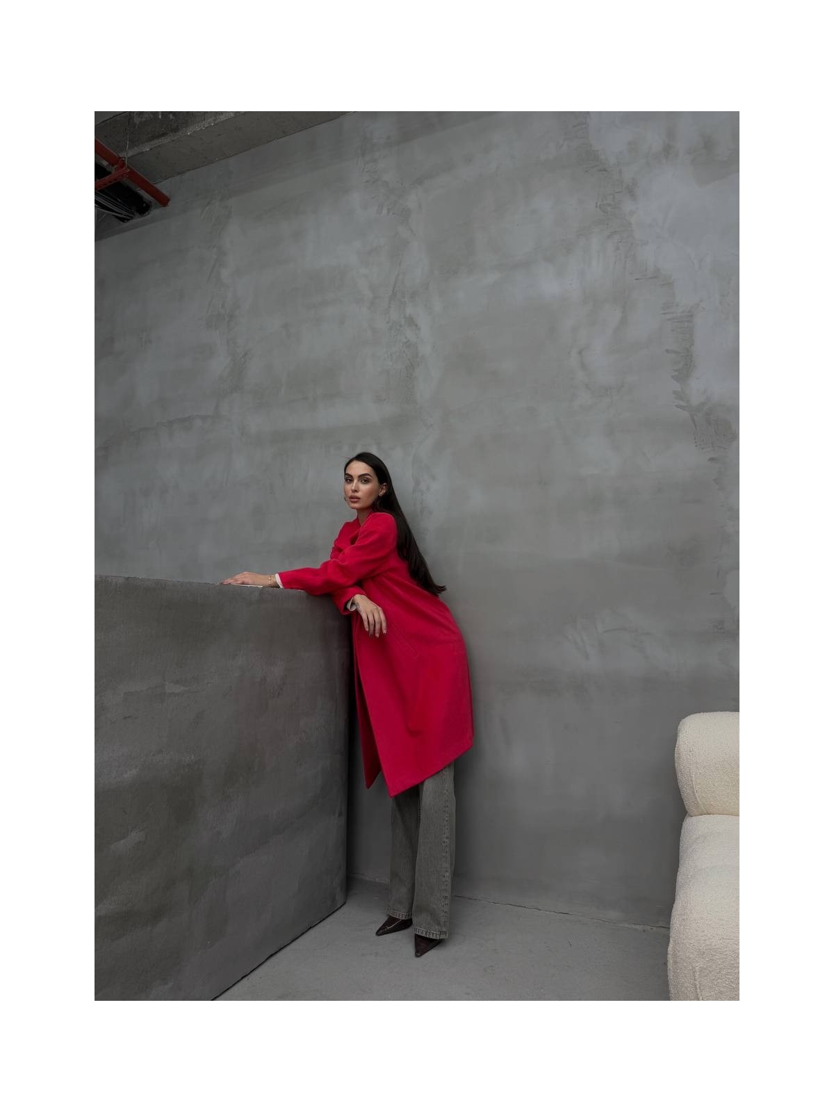 Faf Tekstil Pure Elegance Uzun Kaban - Görsel 4