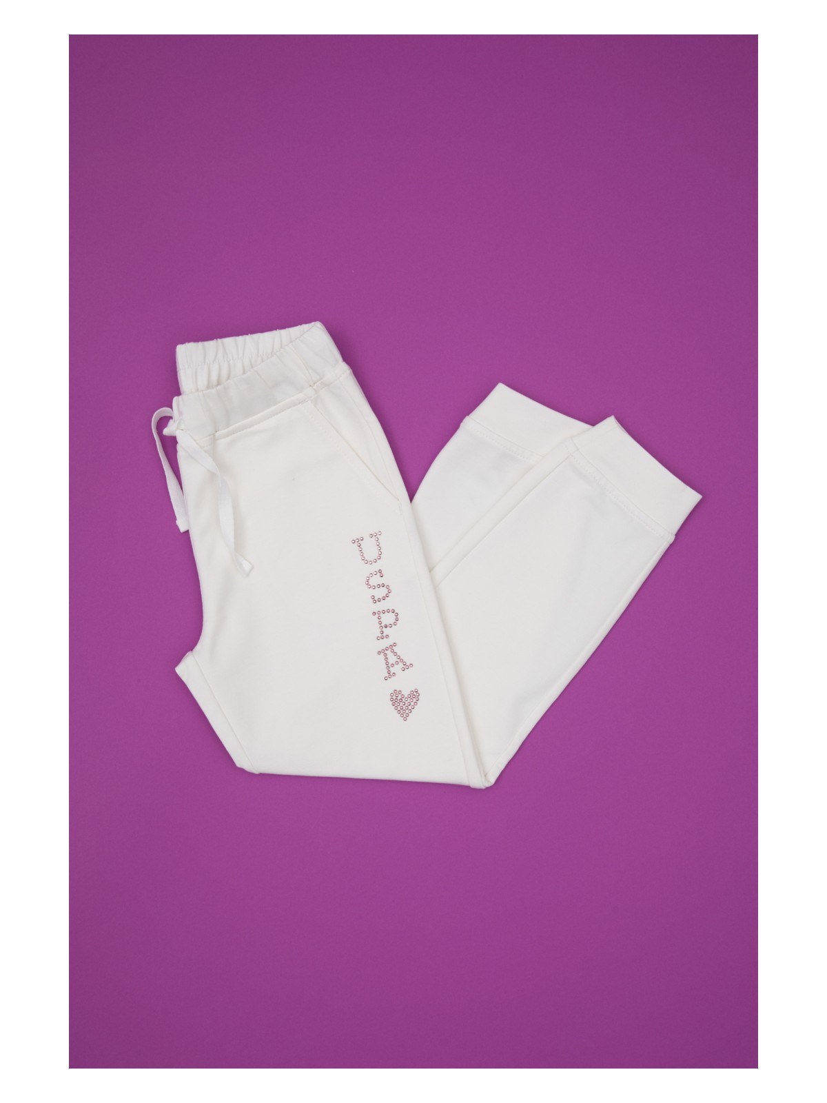 U.S. Polo Assn. Kız Çocuk Krem Jogger Eşofman Altı 50317895-VR256