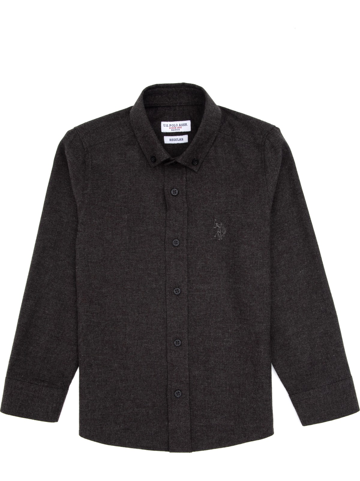 U.S. Polo Assn. U.s. Polo Assn. Erkek Çocuk Gri Gömlek Basic 50316769-VR024 - Görsel 5