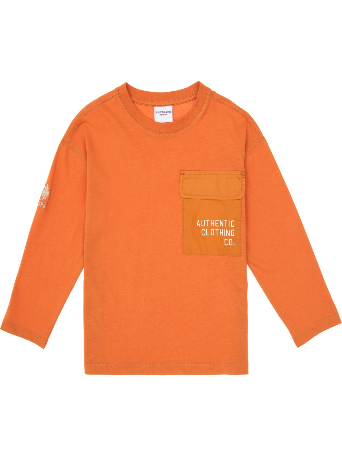 U.S. Polo Assn. Erkek Çocuk Bakır Bisiklet Yaka Süprem Sweatshirt 50316417-VR182