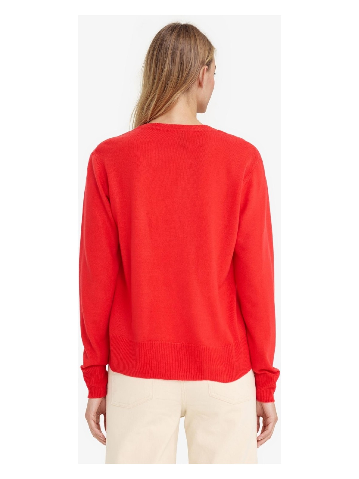 DeFacto Relax Fit V Yaka Triko Kazak C4024AX25WN - Görsel 6
