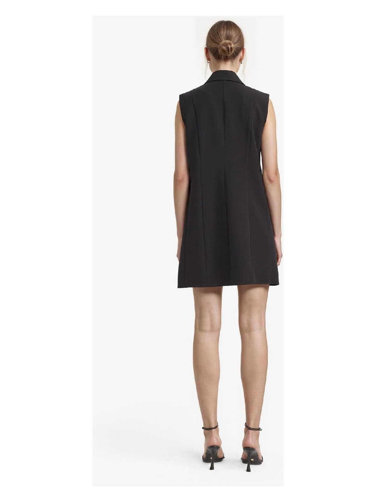 DeFacto Tailored Fit Kolsuz Mini Elbise D4186AX25AU - Görsel 5