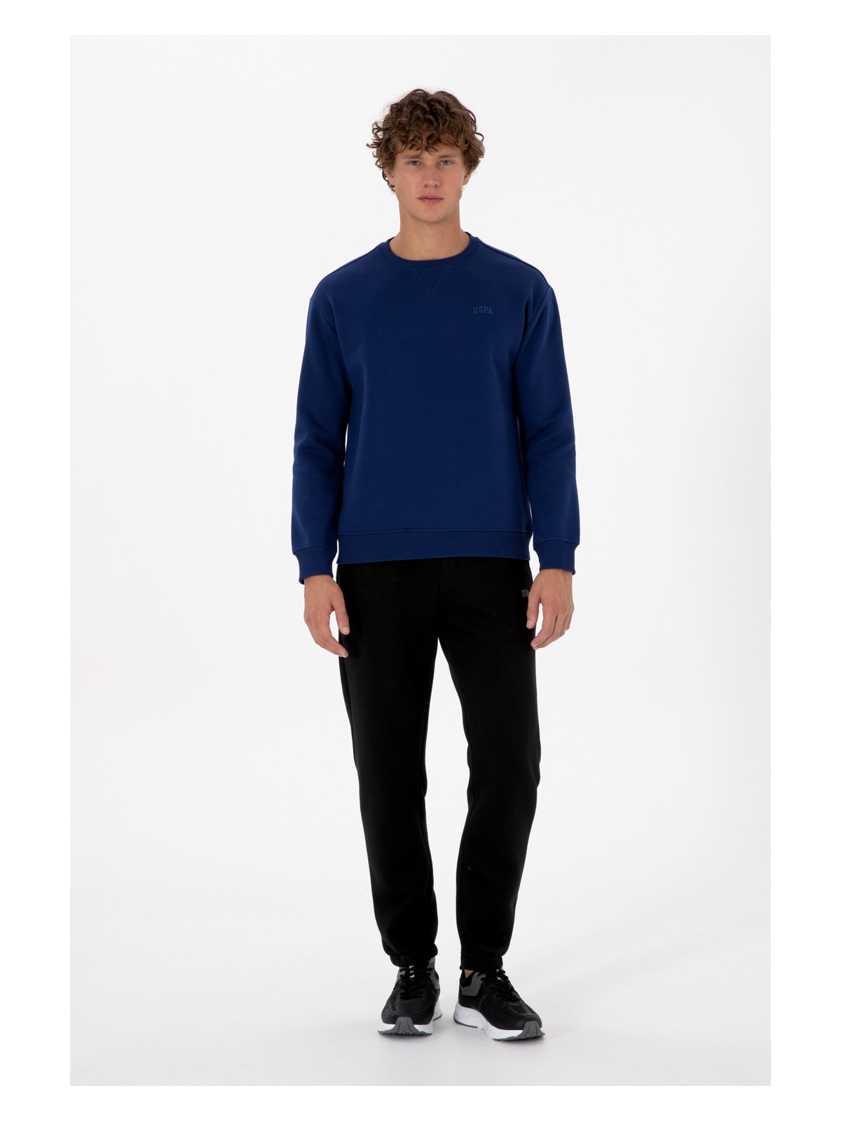 U.S. Polo Assn. Erkek Siyah Şardonlu Eşofman Altı 50313745-VR046