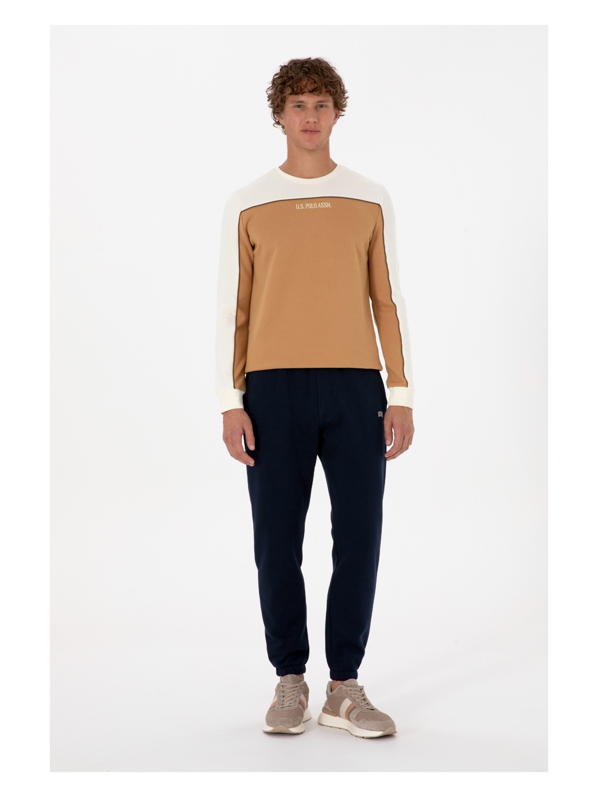 U.S. Polo Assn. Erkek Siyah Şardonlu Eşofman Altı 50313745-VR046 - Görsel 4