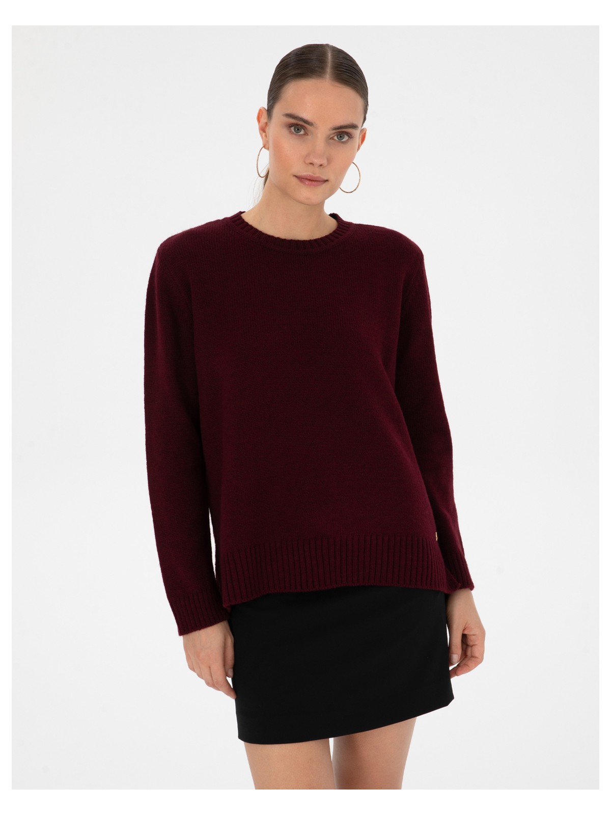 Pierre Cardin Kadın Siyah Comfort Fit Kazak 50316310-VR046 - Görsel 5