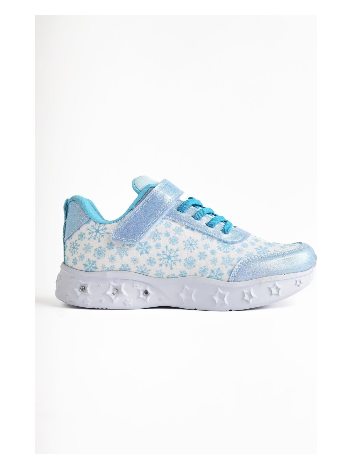 Limoya Denisa Pudra Kar Temalı Işıklı Çocuk Spor Ayakkabı - Görsel 4