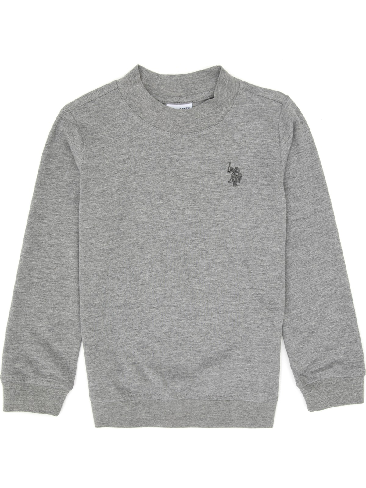 U.S. Polo Assn. Erkek Çocuk Beyaz Basic Bisiklet Yaka Sweatshirt 50314971-VR013 - Görsel 3