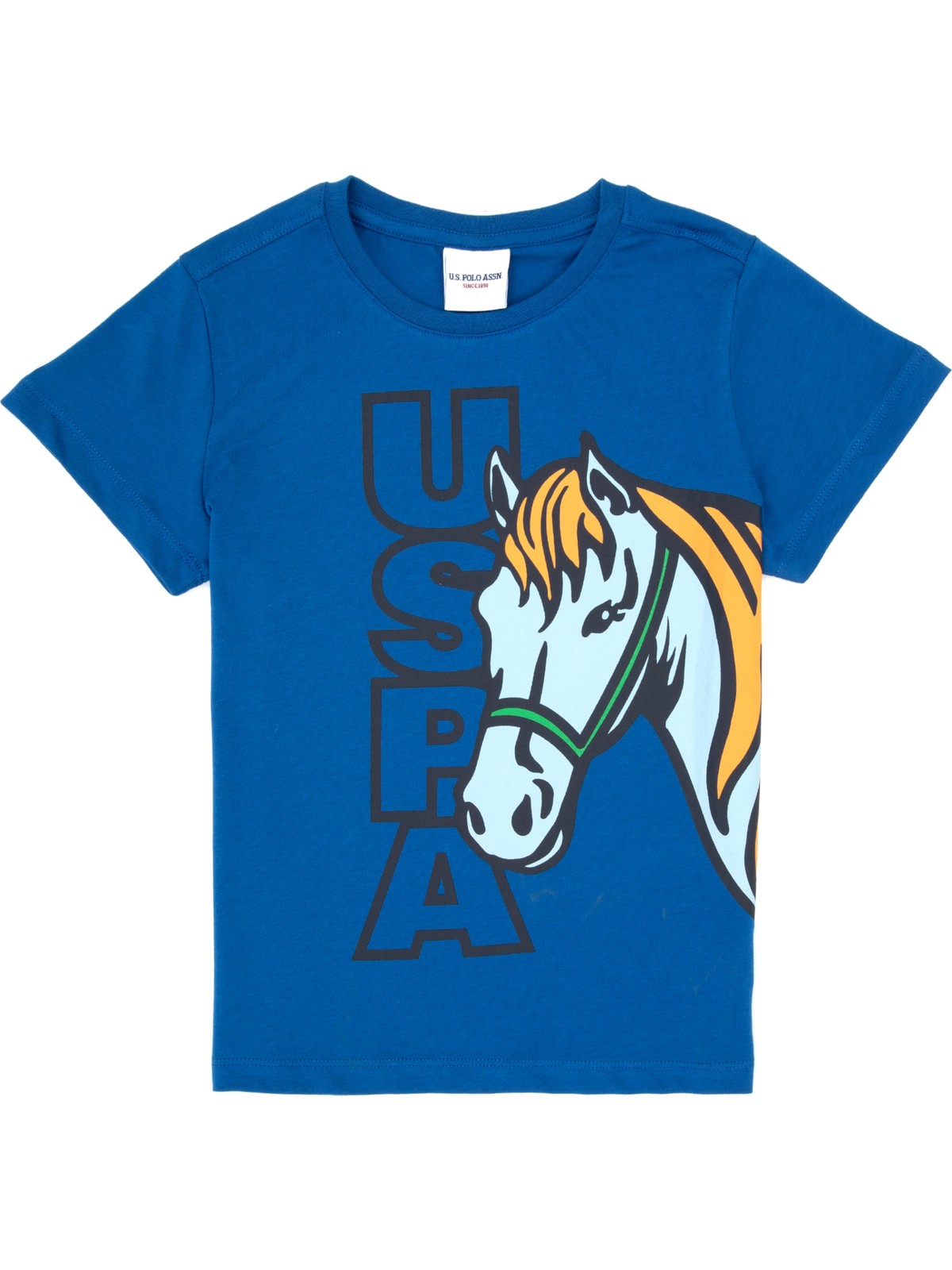 U.S. Polo Assn. Erkek Çocuk Sarı Bisiklet Yaka Süprem Tişört 50316479-VR094 - Görsel 5