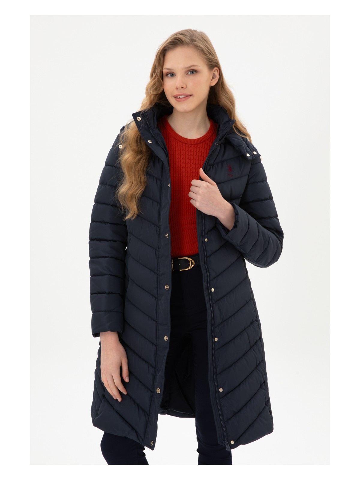U.S. Polo Assn. Kadın Lacivert Kaban 50312015-VR033