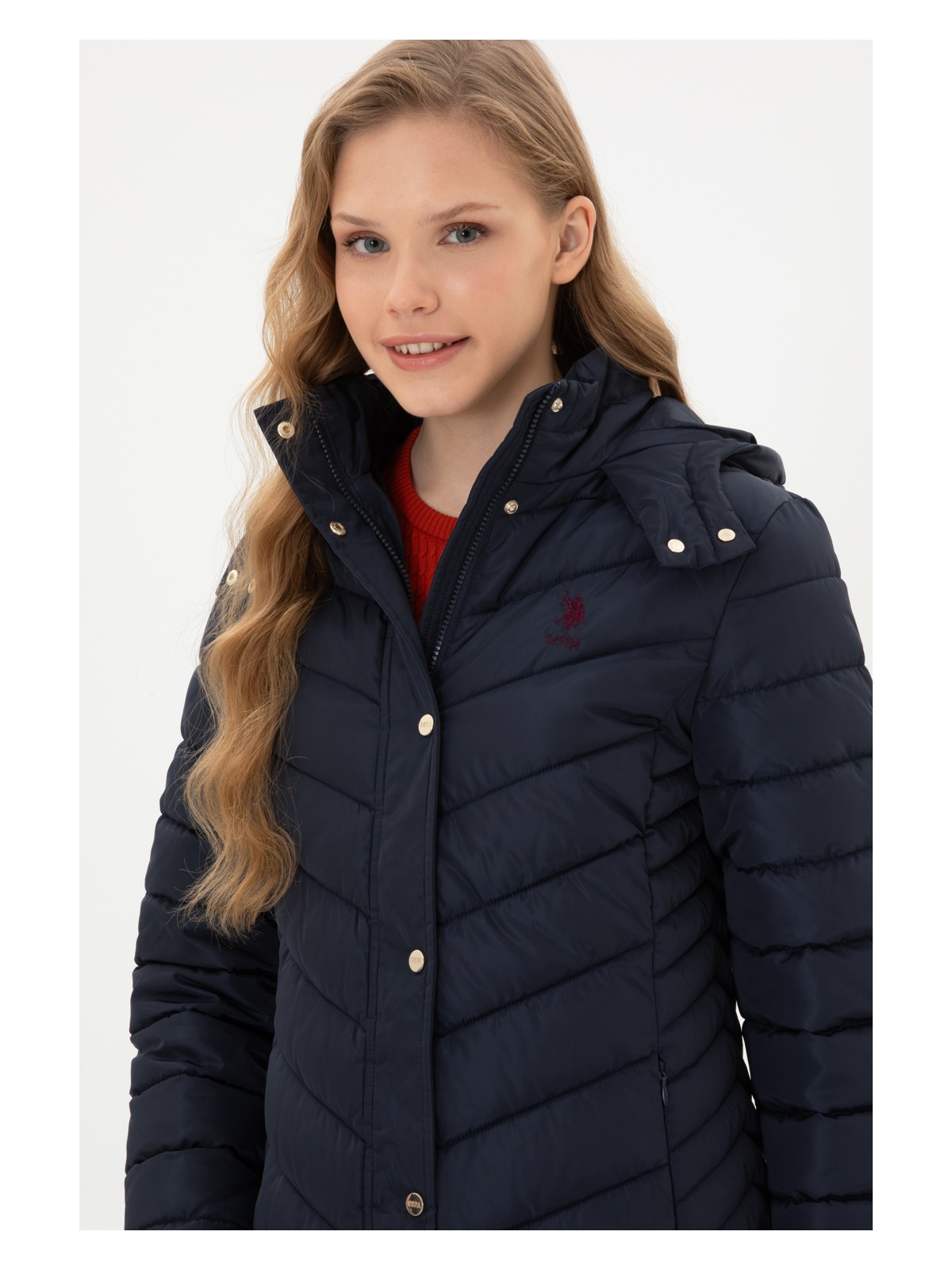 U.S. Polo Assn. Kadın Lacivert Kaban 50312015-VR033 - Görsel 2