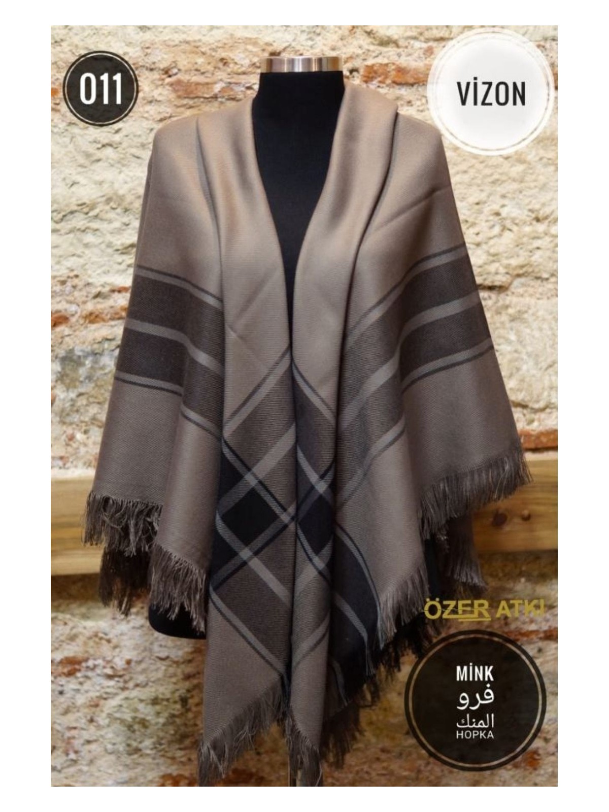 öztürk Anne Atkısı, Erzurum Şalı, Omuz Şalı, Anadolu Anne Omuz Çarşaf. Ebat: Saçak Dahil, 150X150CM. - Görsel 4