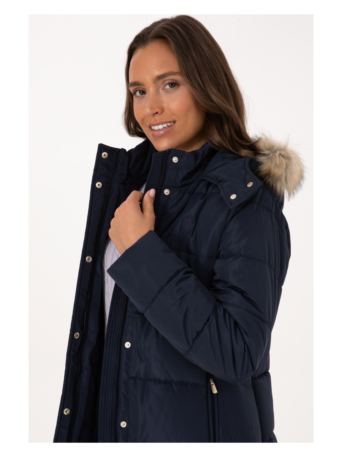 U.S. Polo Assn. Kadın Lacivert Kaban 50308001-VR033 - Görsel 2