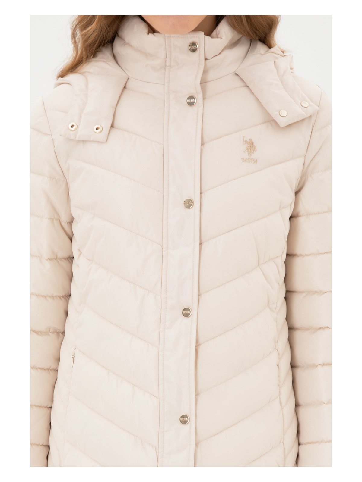 U.S. Polo Assn. Kadın Krem Kaban 50312015-VR256 - Görsel 6