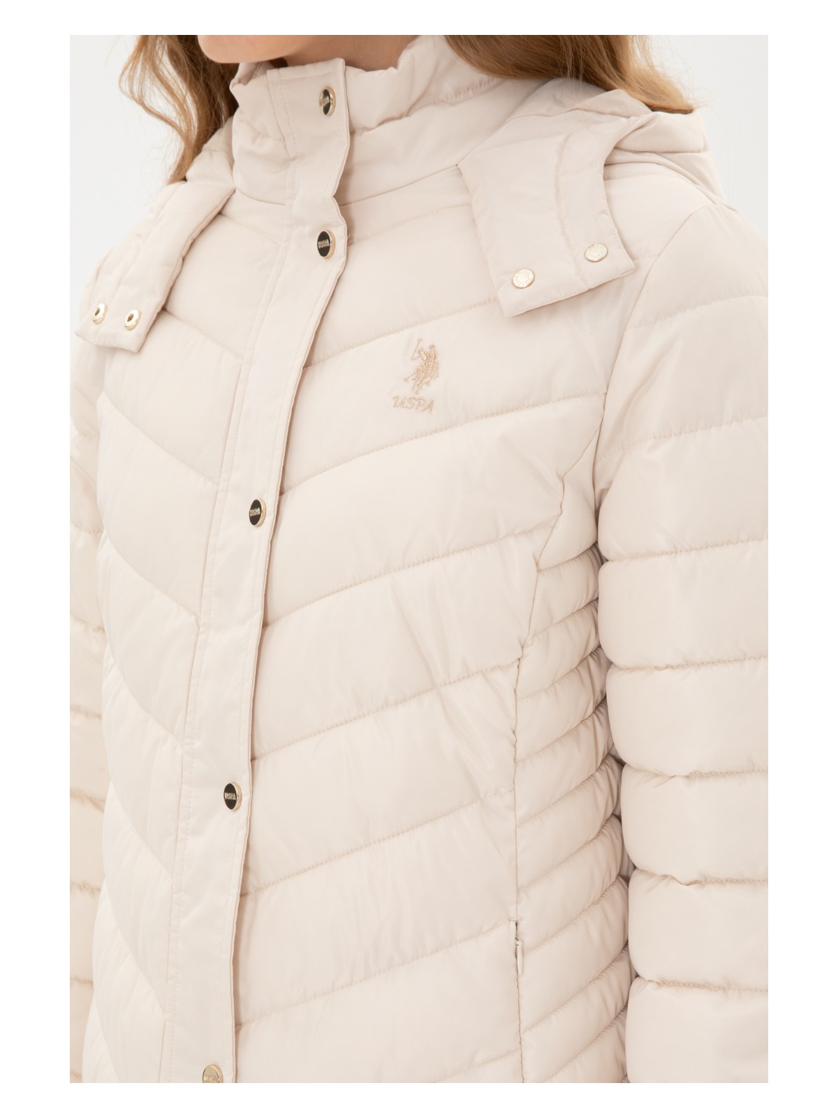 U.S. Polo Assn. Kadın Krem Kaban 50312015-VR256 - Görsel 7