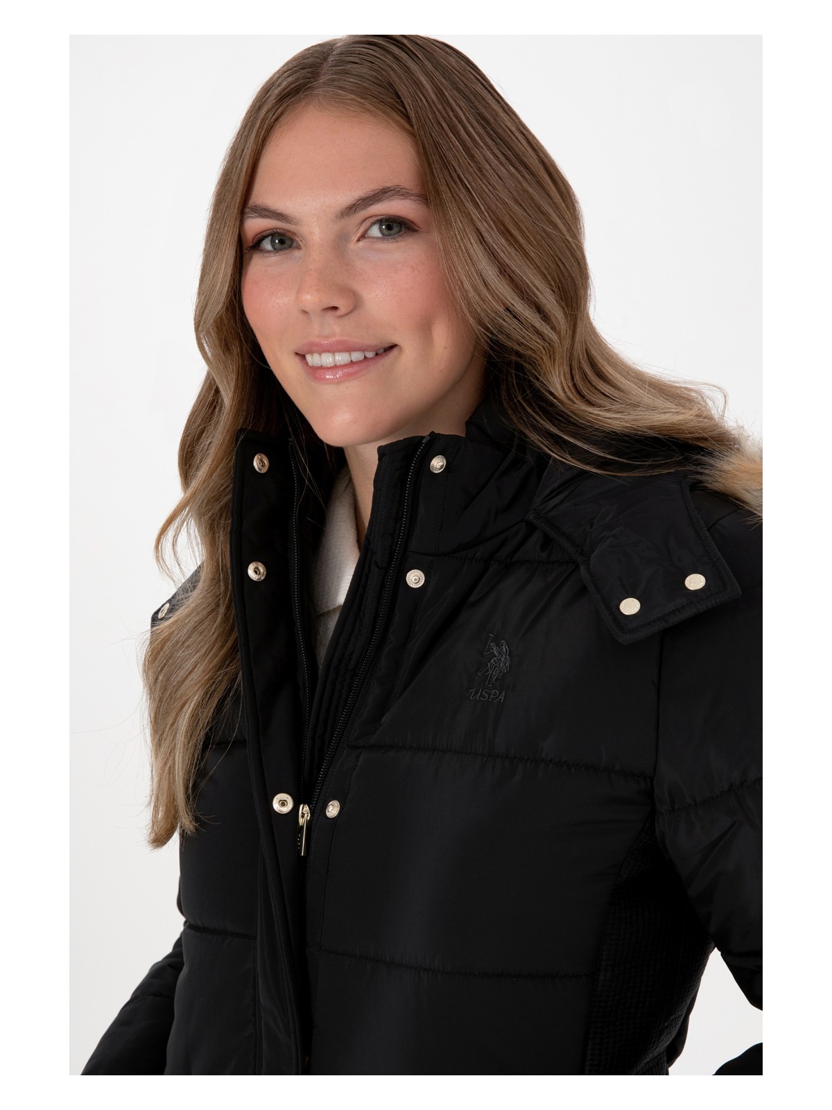 U.S. Polo Assn. Kadın Siyah Kaban 50308001-VR046 - Görsel 2