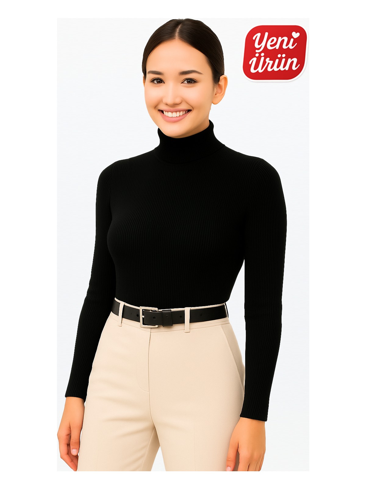 Novelle Balıkçı Yaka Uzun Kol Fitilli Bluz