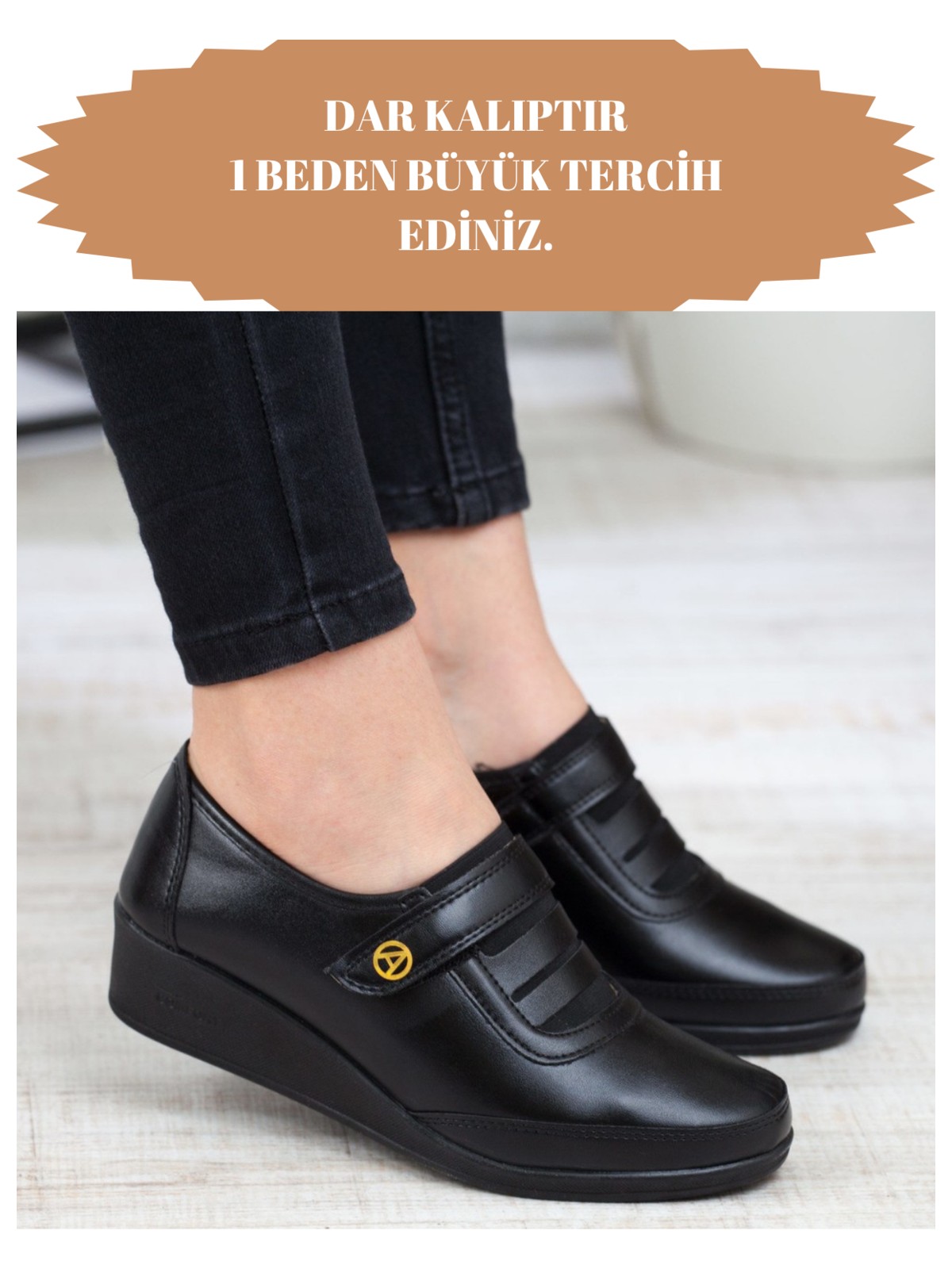 Kaof Shoes Kadın Bordo Ortopedik Anne Babet Ayakkabı Anne Ayakkabısı Kadın Günlük Ayakkabı Kadın Klasik Ayakkabı Anne Ayakkabı Ayzen - Görsel 4