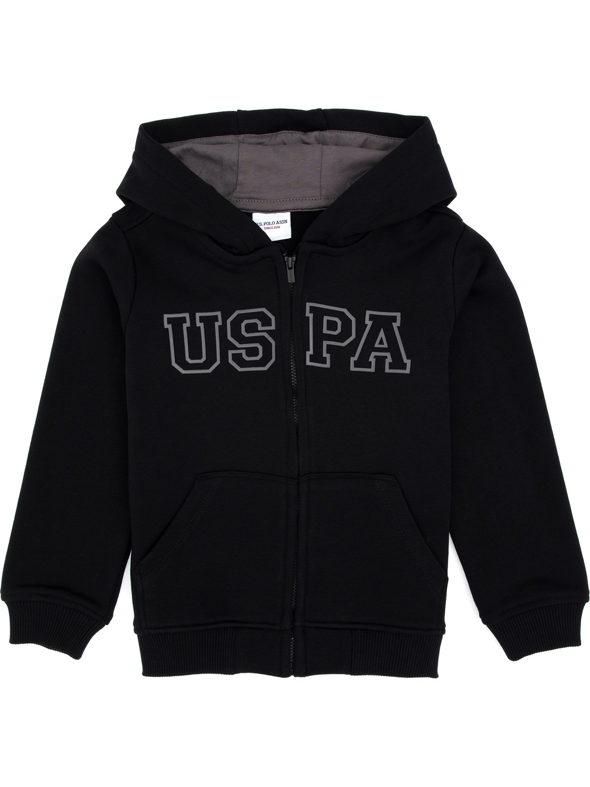 U.S. Polo Assn. Erkek Çocuk Bakır Örme Fermuarlı Kapüşonlu Hırka 50313844-VR182 - Görsel 8